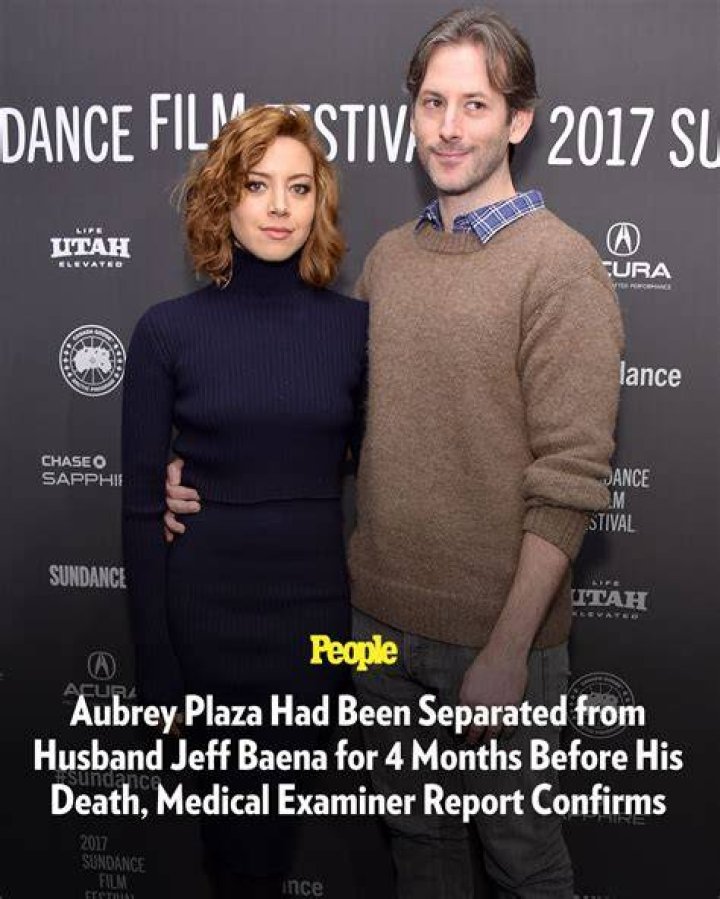 Aubrey Plaza Had Been Separated from Husband Jeff Baena for 4 Months Before His Death, Medical Examiner Report Confirms
