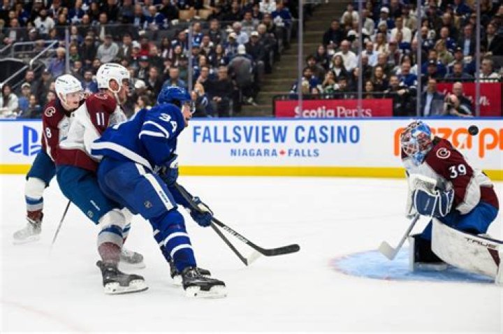 Avalanche Loses in Toronto After Fallen Referee Helps Set Up Winning Goal