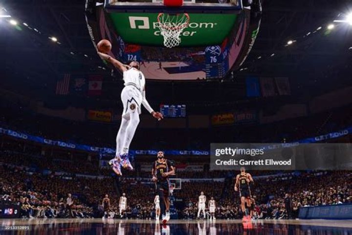 Big Dunk from Peyton Watson! The Rising Star of the NBA