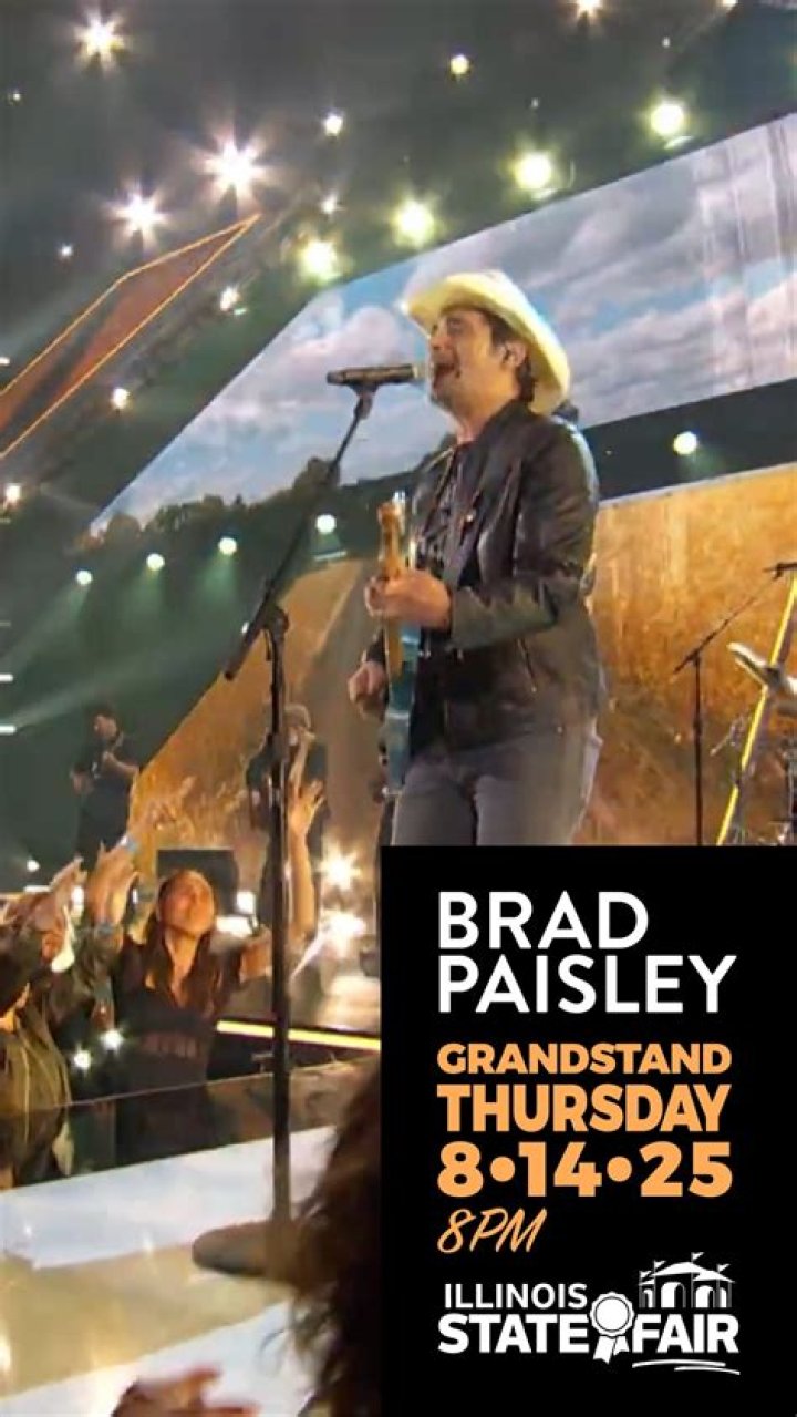 Brad Paisley Returns to Illinois State Fair This Summer
