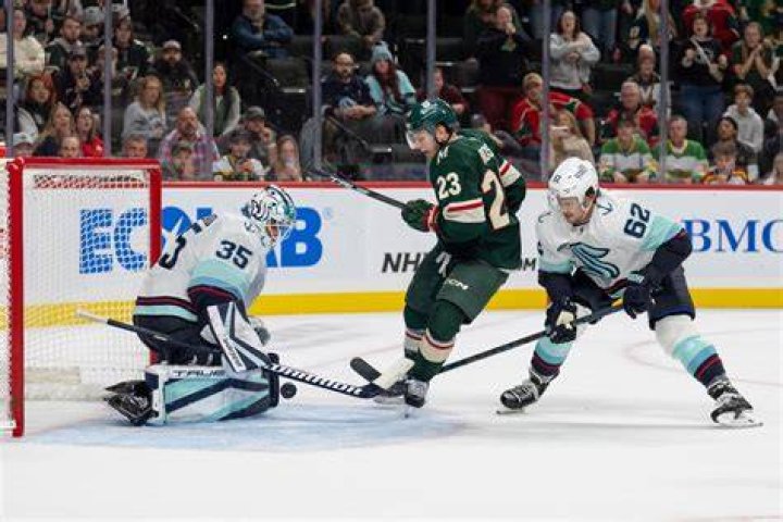 Kraken (30-34-5) at Wild (38-25-5) | 6:30 p.m. - The Ultimate Showdown on Ice