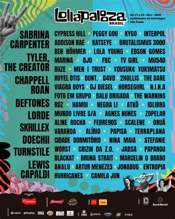 Lollapalooza Lineup 2025: Sabrina Carpenter, Doechii, Olivia Rodrigo, Tyler, The Creator And More