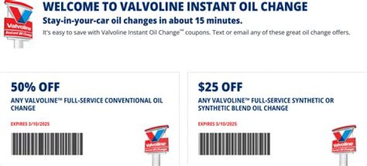 Valvoline 25 Off Coupon: Your Ultimate Guide to Big Savings
