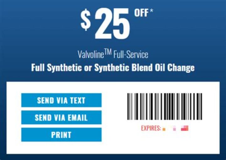 Valvoline Coupon $25 Off Full Synthetic Oil Change Price: Your Ultimate Guide to Saving Big