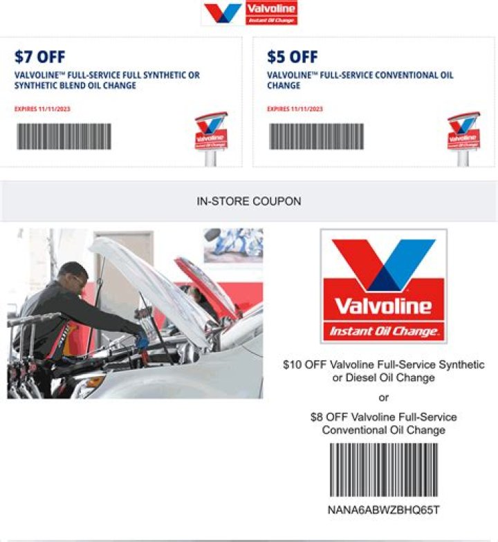 Valvoline Oil Change Coupon $25 Off 50% Off: Your Ultimate Guide to Saving Big